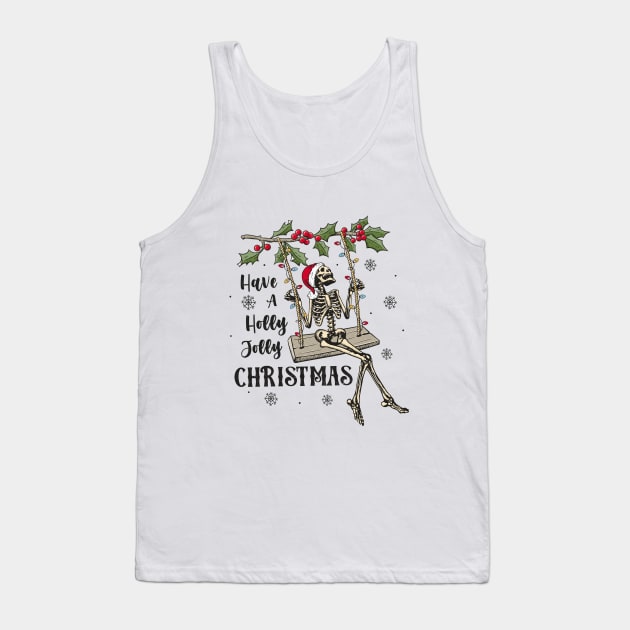 Have a Holly Jolly Christmas Tank Top by Nessanya